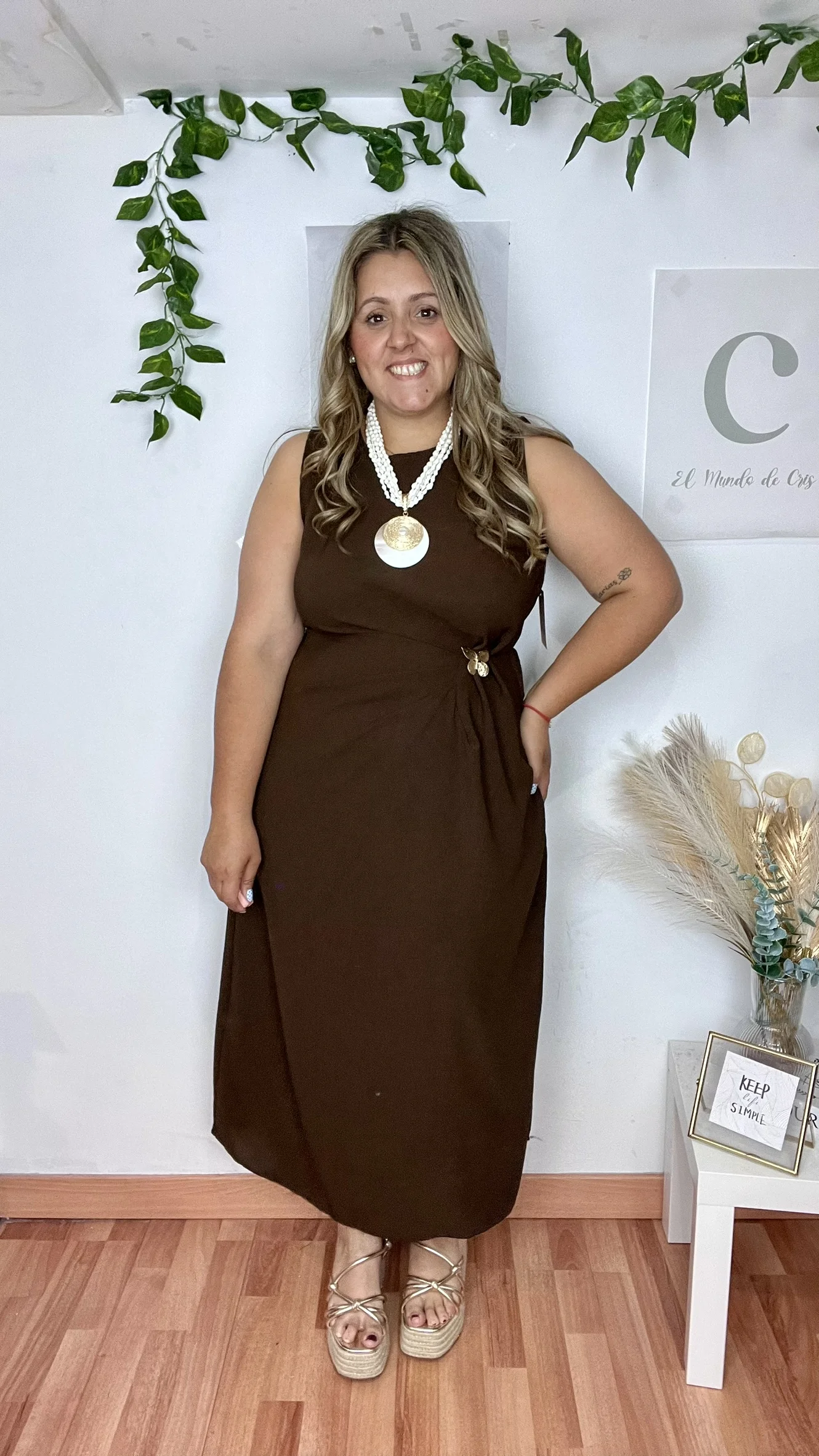 Vestido Mariposa Chocolate