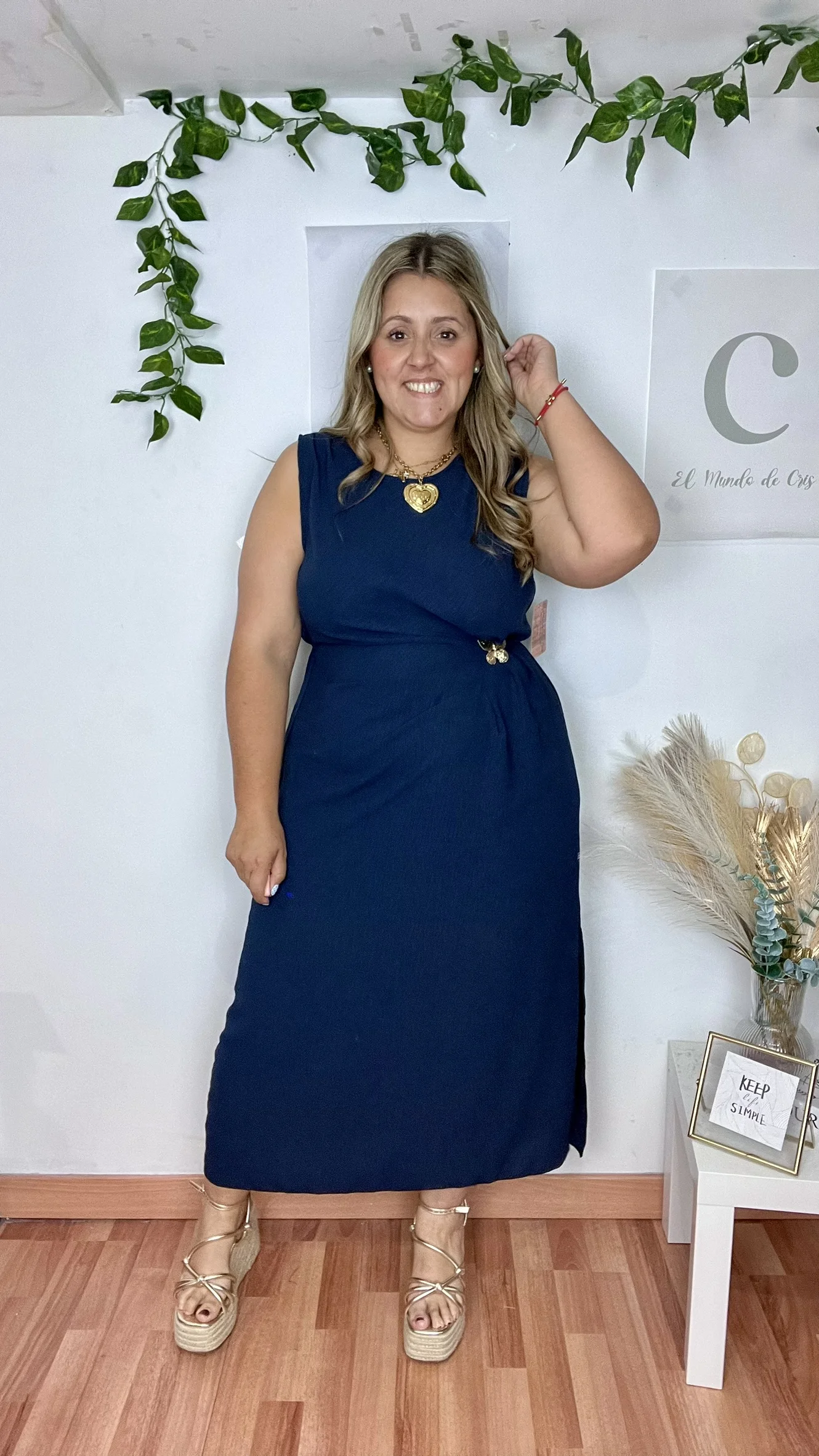 Vestido Mariposa Marino